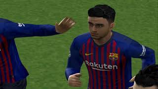 PES 2019 PS2 Barcelona vs Manchester United  Champions League [upl. by Ys218]