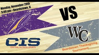 Rushville Industry vs West Central  High School Boys Basketball [upl. by Beniamino]