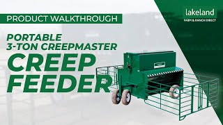 Portable 3Ton CreepMaster Creep Feeder  Product Walkthrough [upl. by Ahsimaj]