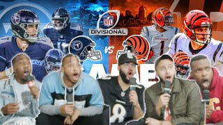 Bengals vs Titans Divisional Round Highlights  NFL 2021 REACTIONREVIEW CRAZY GAME [upl. by Poore]