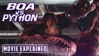 Boa vs Python 2004 Movie Explained in Hindi Urdu  Snake Movie [upl. by Ondrej]