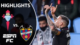 Roger Marti saves a point for Levante in draw with Celta Vigo  LaLiga Highlights  ESPN FC [upl. by Edylc455]