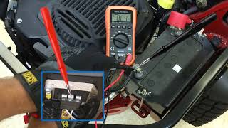 How to Test a KOHLER Voltage Regulator RectifierRegulatorBattery Voltage Test at Regulator [upl. by Psyche70]