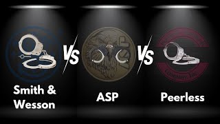 Smith amp Wesson vs ASP vs Peerless Handcuff Comparison for Law Enforcement [upl. by Cirdahc402]