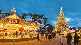 Seoul Night Walk on Lotte World Mall and Christmas Market  Travel Korea 4K HDR [upl. by Janie]