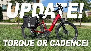 Velotric Discover 2 Firmware Update Now You Can Choose Between Torque and Cadence [upl. by Notnek]