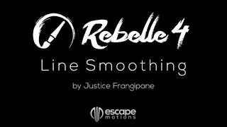 Rebelle 4 Tutorials Line Smoothing Pressure Smoothing and Sensitivity [upl. by Norene]