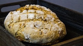 Walnussbrot selber backen  Rustikales Rezept  Der Bio Koch 679 [upl. by Kerianne530]