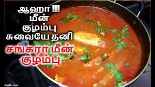 அட்டகாசமான சங்கரா மீன் குழம்பு  Sankara Meen Kulambu in Tamil  Meen Kuzhambu Recipe [upl. by Ezri]