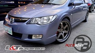 Civic FD on LampT lowering springs by Autoboys [upl. by Trilley]