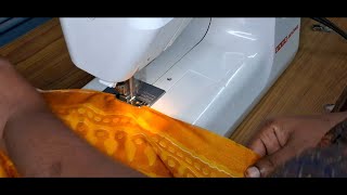 Tailoring classes for beginners  Class2  Saree pico  usha janome excella dlx  ushajanome [upl. by Serene632]