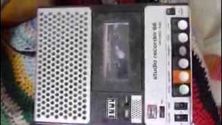 ITT studio recorder 66  cassette recorder [upl. by Einnil669]