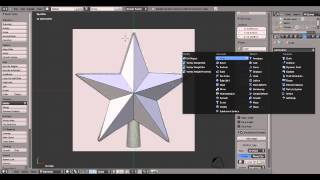 Blender Make a Christmas Star  HH Building School Tutorial [upl. by Assir]