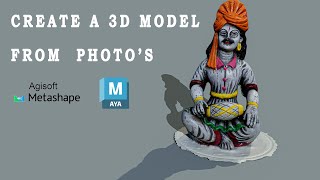 Create a PhotoRealistic 3D Scan model from Photos using Agisoft Metashape [upl. by Ikciv]