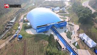 Broadwell Air Domes Membrane Nanjing Niushoushan Air Membrane Multifunctional Hall [upl. by Eelinej]