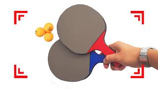 How To Make Real Ping Pong Paddle [upl. by Eilloh]