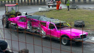 Metal Mania 2023 Unlimited Bangers amp Micro Bangers  Warton Stock Car Club [upl. by Ahseikan481]