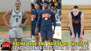 Racine Park And Waterford Face Off In WILD Season Opener Matchup [upl. by Olecram]