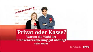 Privat oder Kasse Von der Privaten zurück in die GKV Der Sozialverband SoVD NRW informiert [upl. by Reppart711]