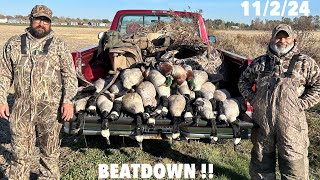 OPENING DAY BEATDOWN 20242025 Waterfowl Season [upl. by Sinnel436]