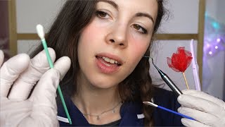 ASMR Inner amp Outer EAR CLEANING Many Tools For XTRA Tingles [upl. by Balcer]