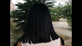 DIY DECOLORAR CABELLO TEÑIDO DE NEGRO RESULTADOS [upl. by Snowman]