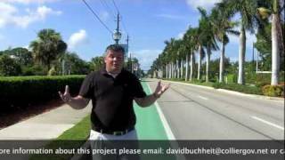 Green Bike Lanes in Naples Florida [upl. by Inimod303]