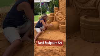 Sand Sculpture Art Lakefest Clarksville VA Virginia Mecklenburg County Kerrlake [upl. by Asaret292]