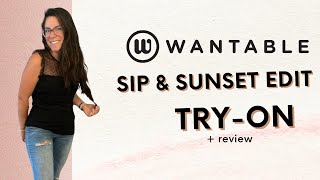 Wantable  Sip and Sunset  Try on and Review [upl. by Eednim]