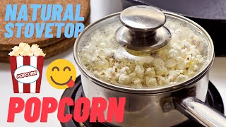 Best Homemade Popcorn Recipe ▶️ How To Make Stovetop Popcorn  Vegan Popcorn [upl. by Ellenehs]