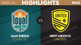 8192023  San Diego Loyal SC vs New Mexico United  Game Highlights [upl. by Assirrak183]