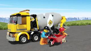 Cement Mixer  LEGO City  60018 [upl. by Marabel607]