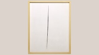 Lucio Fontana  Concetto spaziale – Attesa spiegato ai truzzi [upl. by Valry]