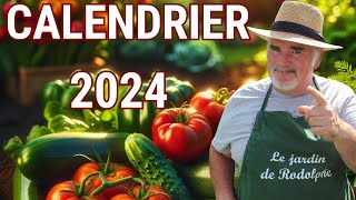 Calendrier des semis et des plantations pour 2024 [upl. by Eciryt390]