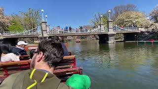 Swan Boat Ride in Boston 512022 [upl. by Michella]