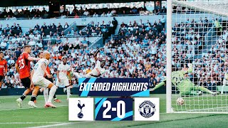 TOTTENHAM HOTSPUR 20 MANCHESTER UNITED  PREMIER LEAGUE EXTENDED HIGHLIGHTS [upl. by Krishnah288]