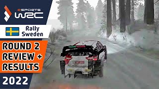 eSports WRC 2022 using WRC 10  Rally Sweden Review and Results [upl. by Awad]