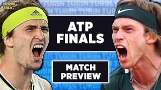 Zverev vs Rublev  ATP Finals 2024  Tennis Preview amp Prediction [upl. by Gastineau]