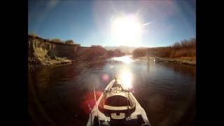 kayak Fishing the Owens River [upl. by Htezzil]