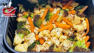 Best Air Fryer Roasted Vegetables  Easy Veggies Recipe [upl. by Fortier]