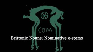 Brittonic Nouns Nominative ostems [upl. by Aneeg]