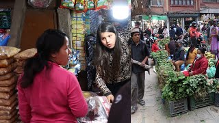 Nepal EP5  Kathmandu Street market tour  kathmandu bazar  Navas thondiyil [upl. by Ullyot7]