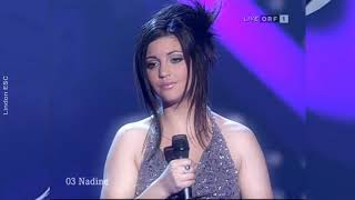 Starmania REMASTERED Nadine Beiler Eurovision 2011 Austria quotHurtquot Live 2007 [upl. by Aimik]