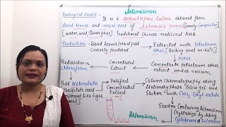 Artemisinin Part 01 Industrial Production Isolation Method Estimation amp Utilization Part 09 [upl. by Garibald]