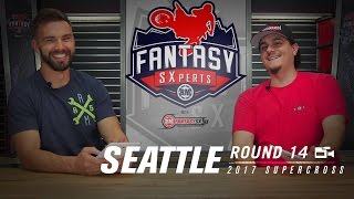 RMFantasy SXperts Round 14  2017 Supercross Seattle [upl. by Nanyt]