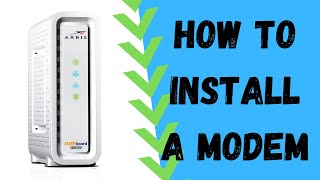 How To Install A Cable Modem On Your Home Network [upl. by Zuleika997]