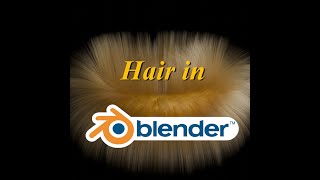 88 Hair material in Blender [upl. by Dugaid]