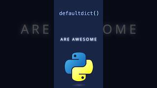 Why is defaultdict in python so useful coding python programming pythonprogramming software [upl. by Enigroeg]