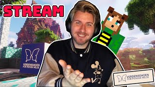 Spiller Minecraft MED DERE  Verdensdalen for Psykisk Helse [upl. by Eigram]