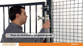 Locinox  Verticale instelbare poortsluiter  VERTICLOSE  Installatie Video [upl. by Nahtad]